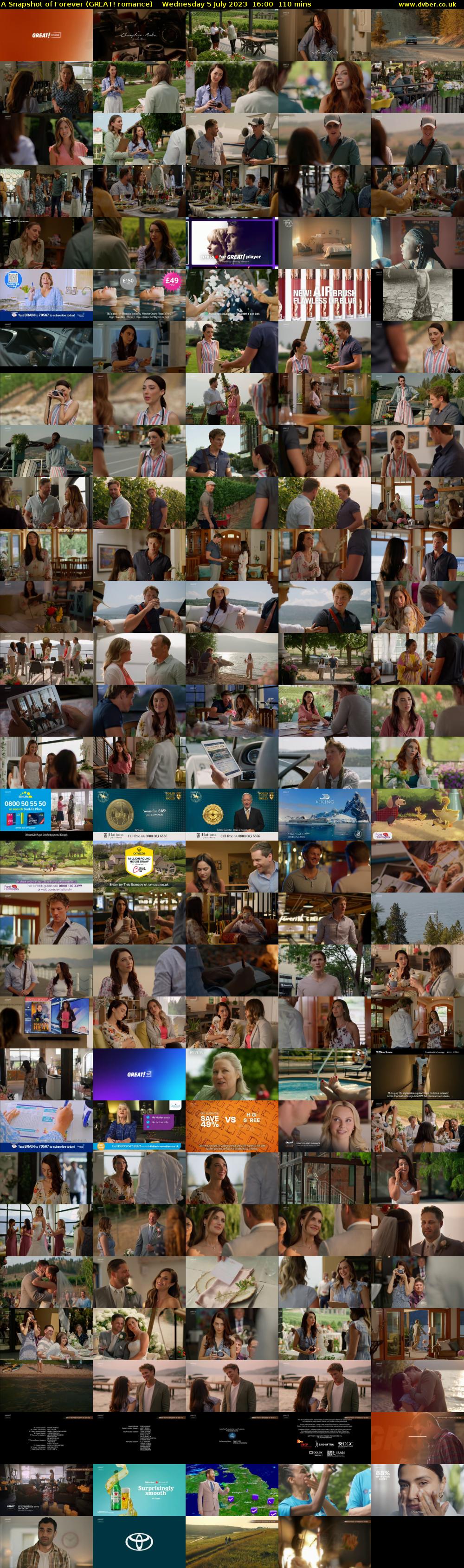 A Snapshot of Forever (GREAT! romance) Wednesday 5 July 2023 16:00 - 17:50