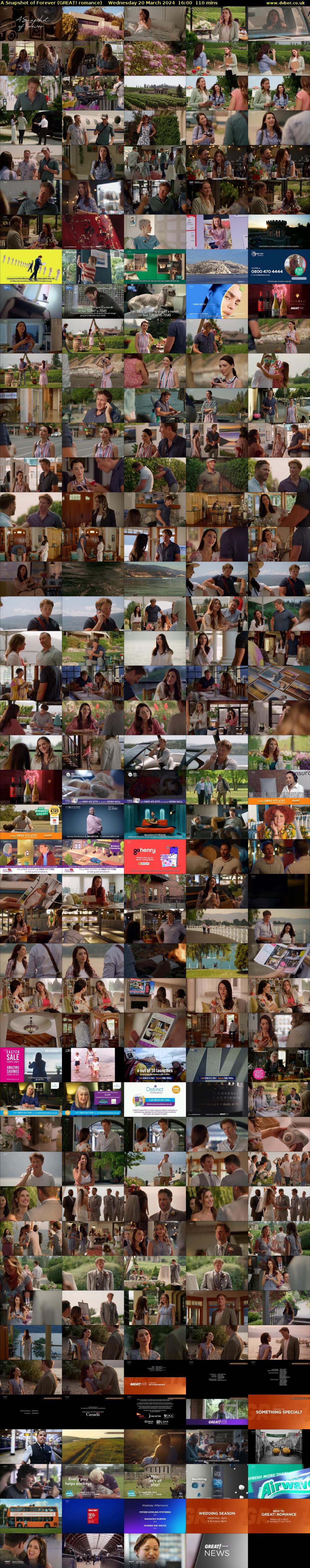A Snapshot of Forever (GREAT! romance) Wednesday 20 March 2024 16:00 - 17:50