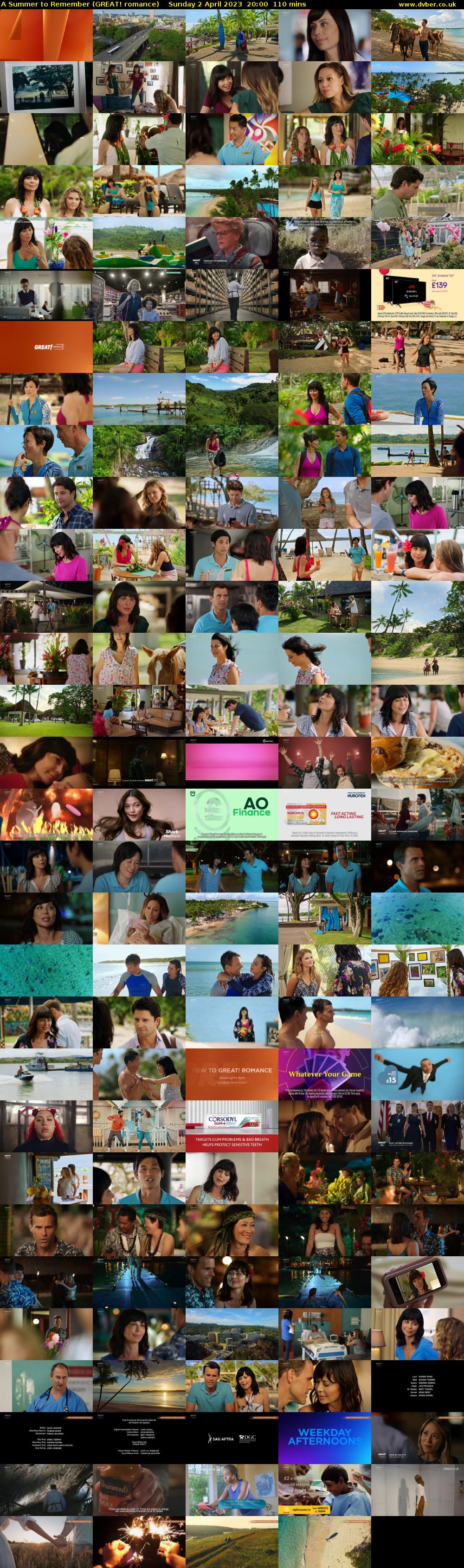 A Summer to Remember (GREAT! romance) Sunday 2 April 2023 20:00 - 21:50