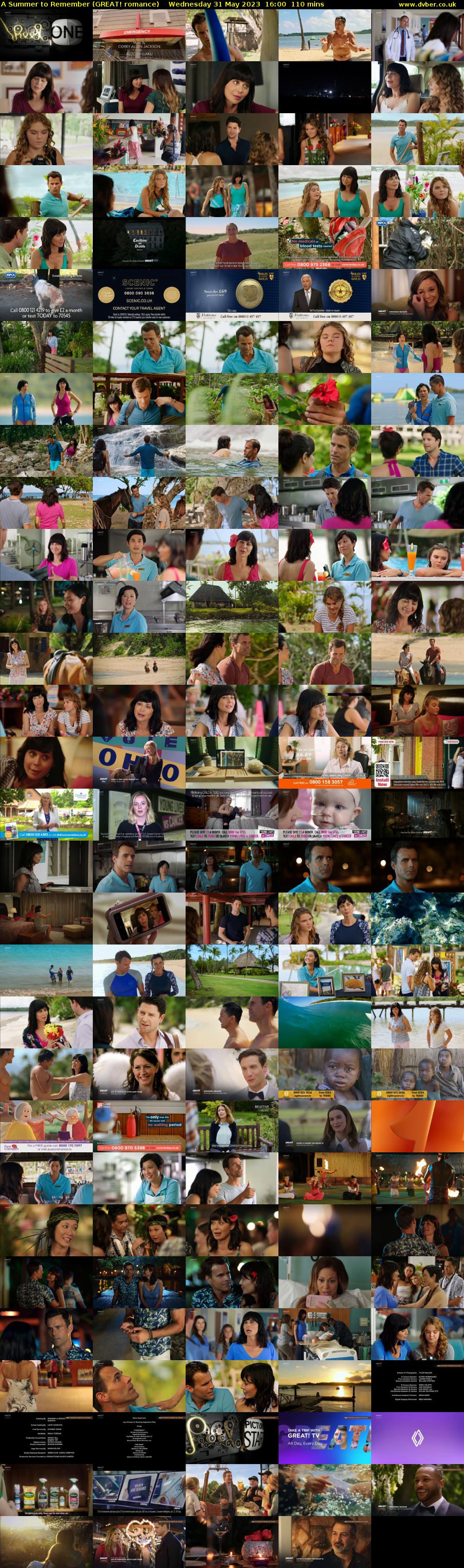 A Summer to Remember (GREAT! romance) Wednesday 31 May 2023 16:00 - 17:50