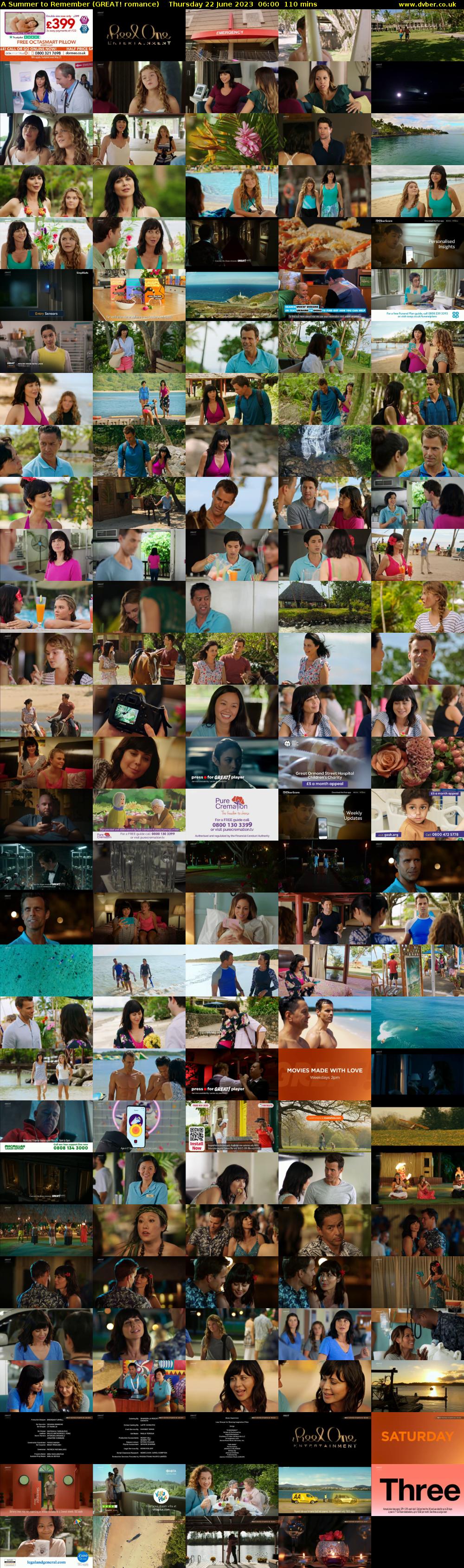 A Summer to Remember (GREAT! romance) Thursday 22 June 2023 06:00 - 07:50