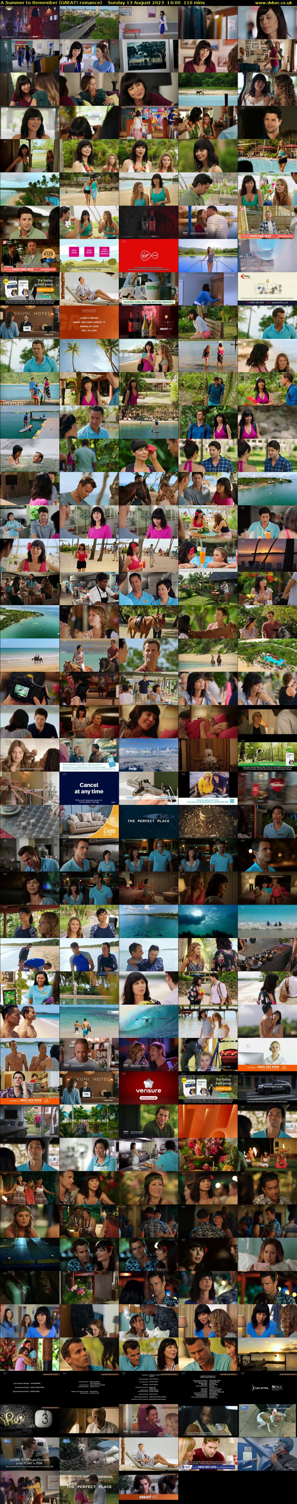 A Summer to Remember (GREAT! romance) Sunday 13 August 2023 14:00 - 15:50