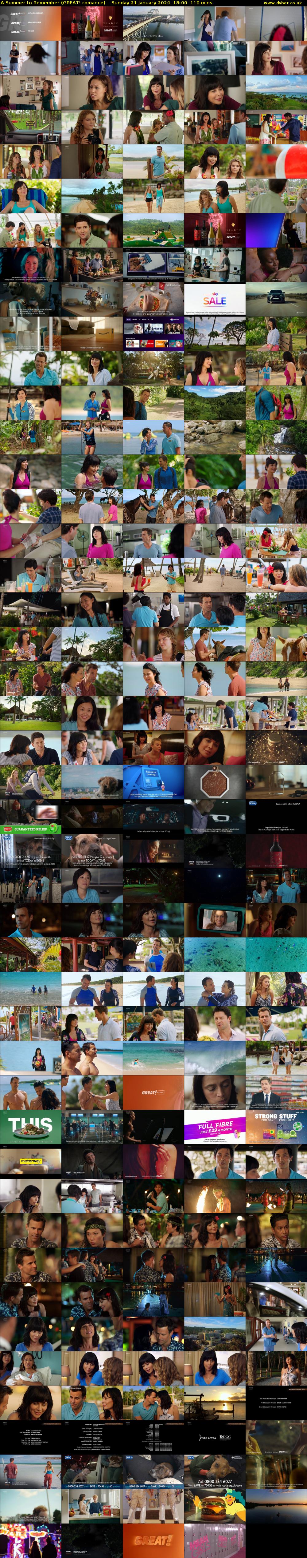 A Summer to Remember (GREAT! romance) Sunday 21 January 2024 18:00 - 19:50