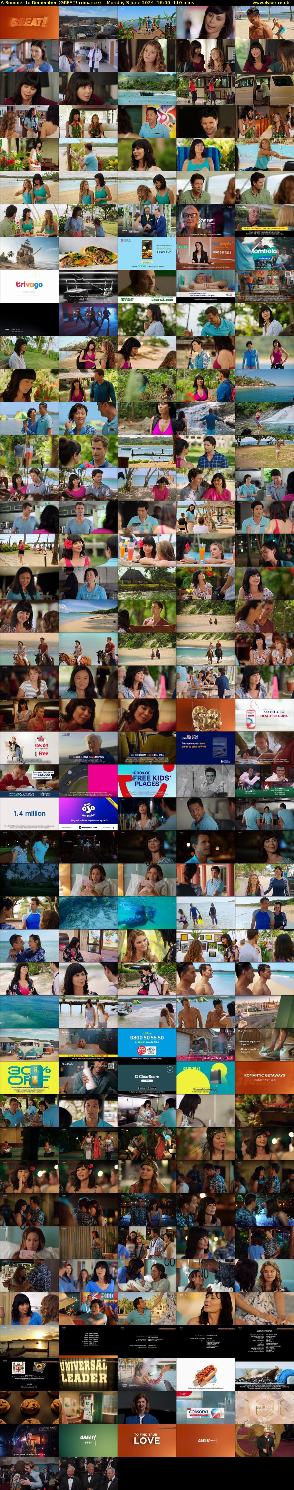 A Summer to Remember (GREAT! romance) Monday 3 June 2024 16:00 - 17:50