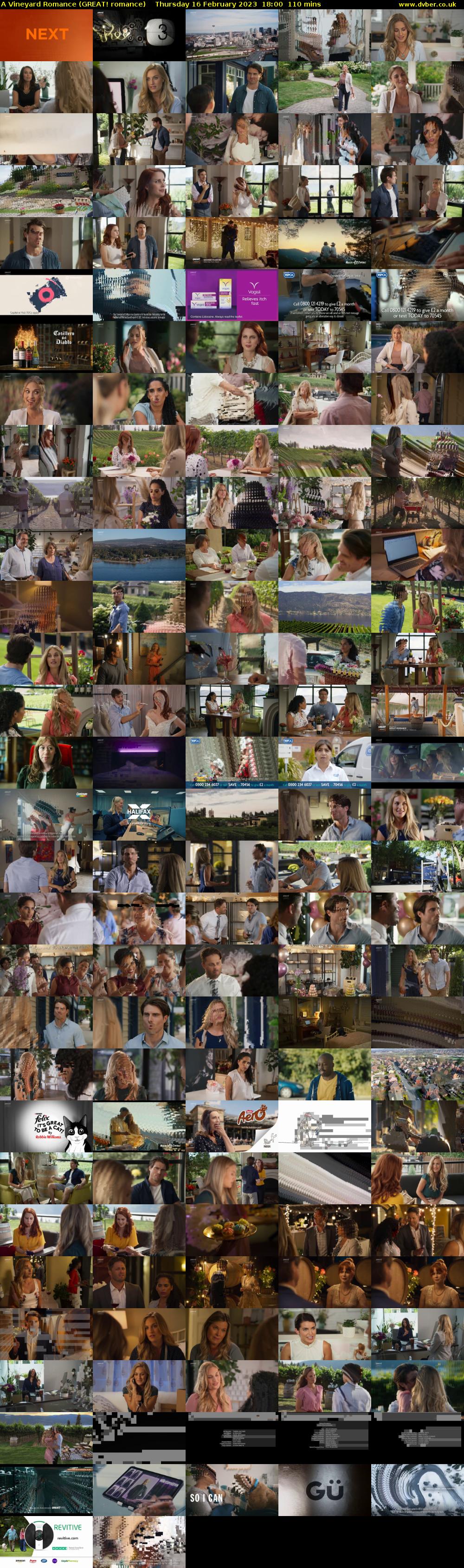 A Vineyard Romance (GREAT! romance) Thursday 16 February 2023 18:00 - 19:50