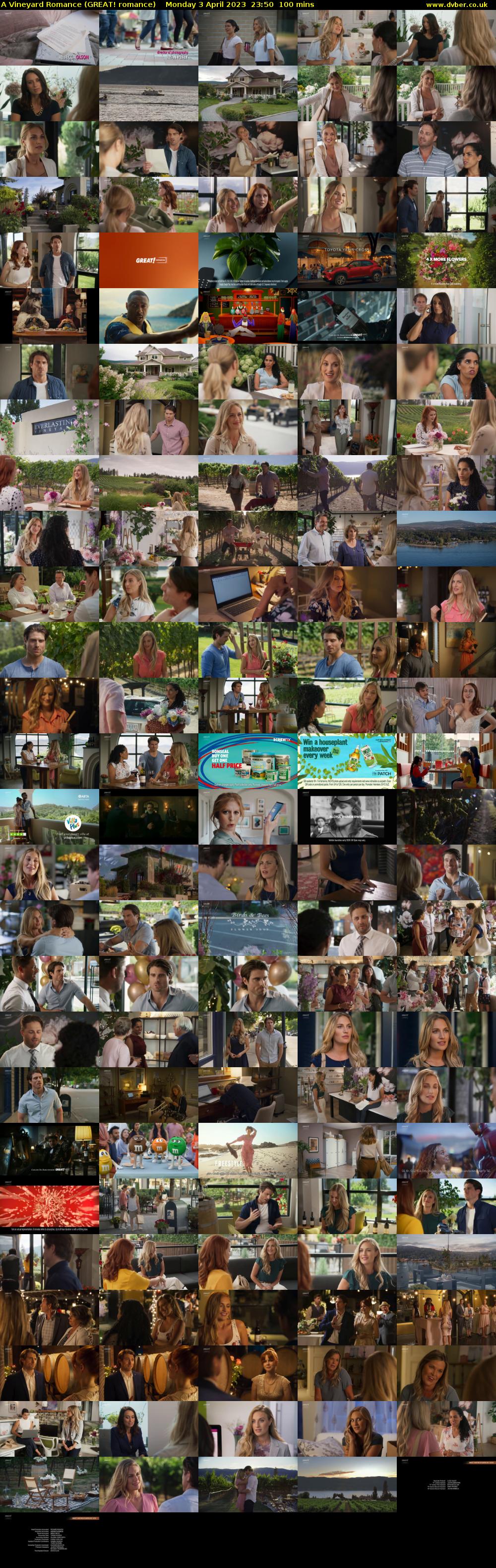A Vineyard Romance (GREAT! romance) Monday 3 April 2023 23:50 - 01:30