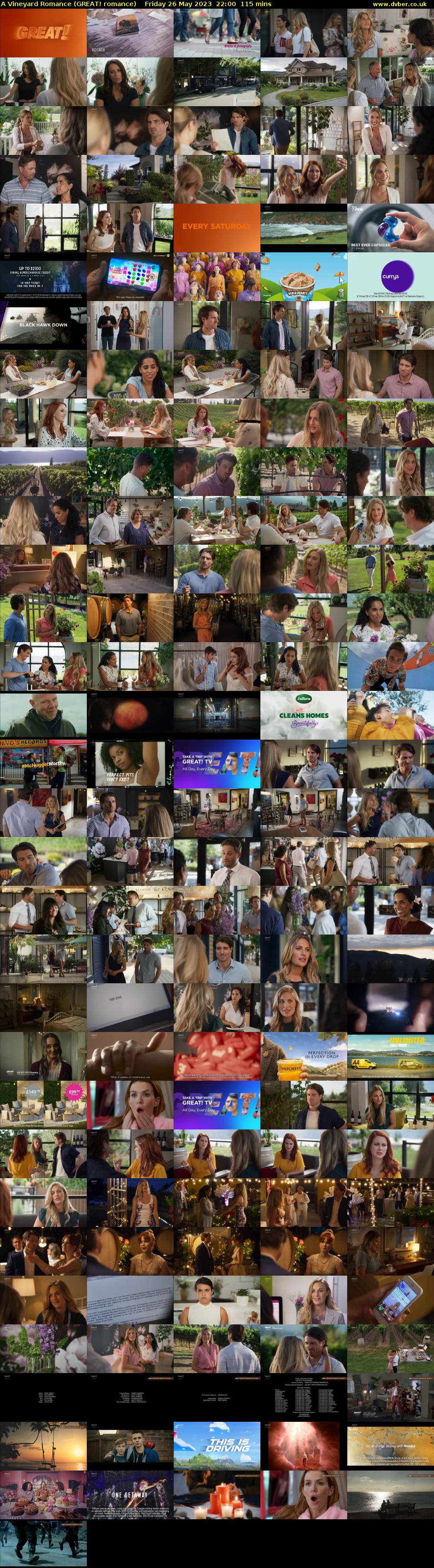 A Vineyard Romance (GREAT! romance) Friday 26 May 2023 22:00 - 23:55