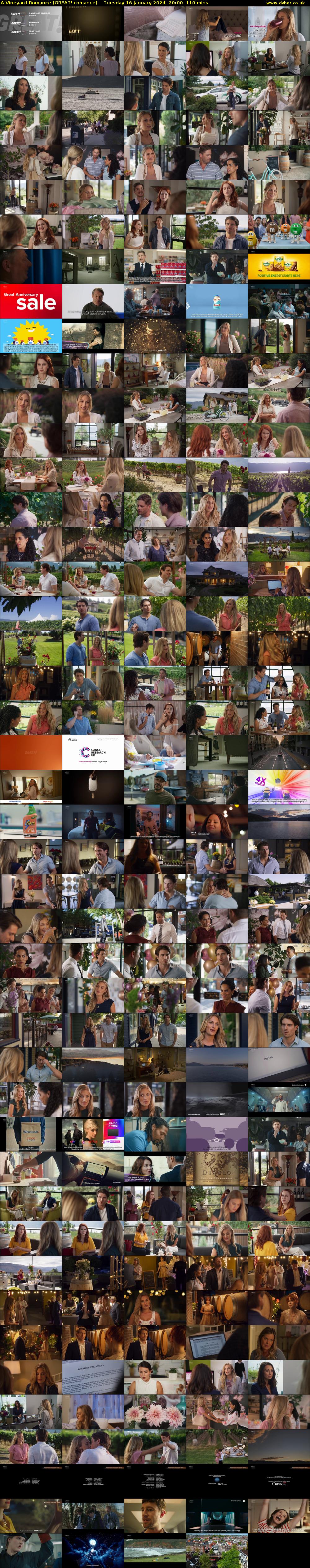 A Vineyard Romance (GREAT! romance) Tuesday 16 January 2024 20:00 - 21:50