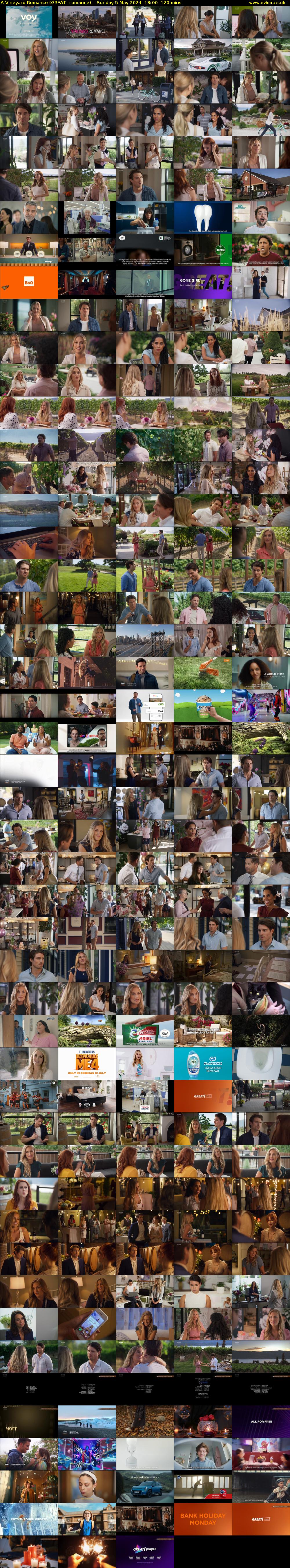 A Vineyard Romance (GREAT! romance) Sunday 5 May 2024 18:00 - 20:00