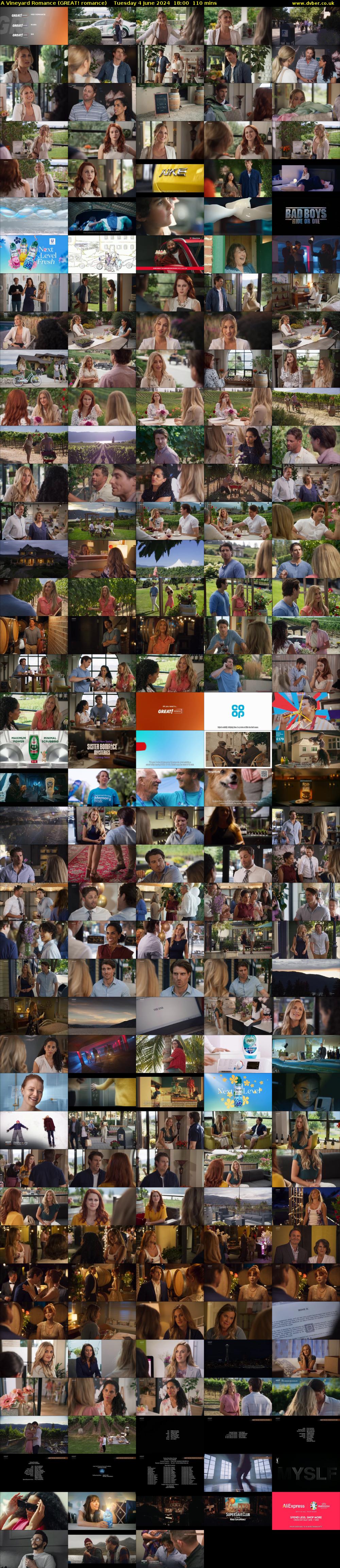 A Vineyard Romance (GREAT! romance) Tuesday 4 June 2024 18:00 - 19:50