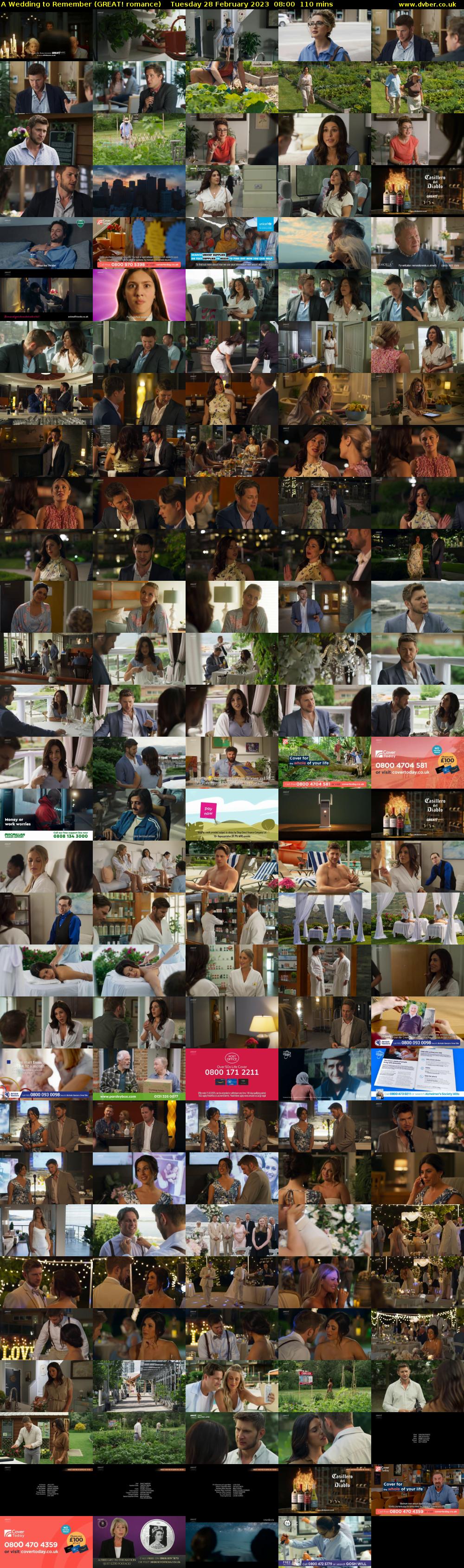 A Wedding to Remember (GREAT! romance) Tuesday 28 February 2023 08:00 - 09:50