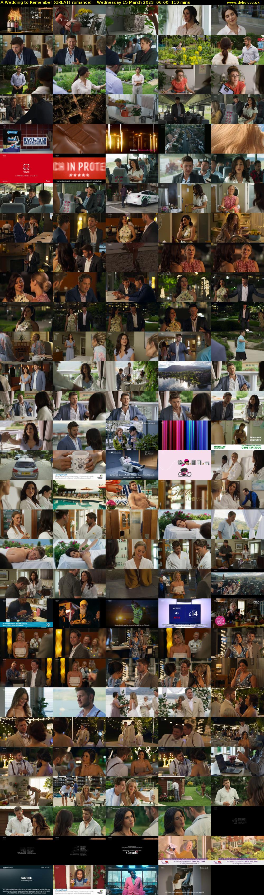 A Wedding to Remember (GREAT! romance) Wednesday 15 March 2023 06:00 - 07:50