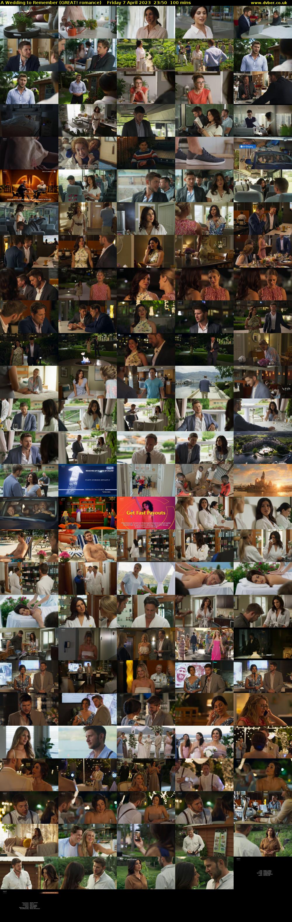 A Wedding to Remember (GREAT! romance) Friday 7 April 2023 23:50 - 01:30