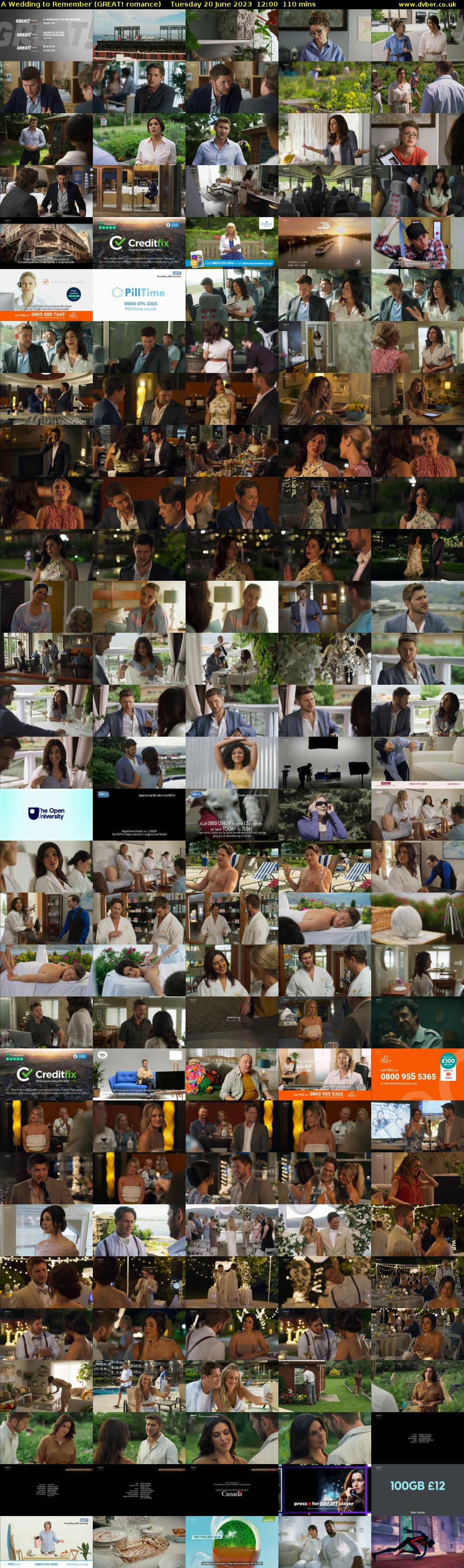 A Wedding to Remember (GREAT! romance) Tuesday 20 June 2023 12:00 - 13:50