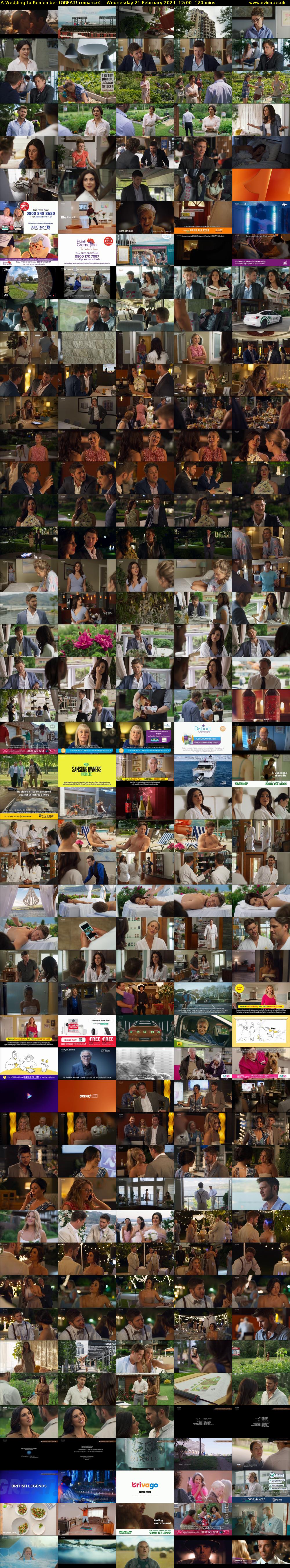 A Wedding to Remember (GREAT! romance) Wednesday 21 February 2024 12:00 - 14:00