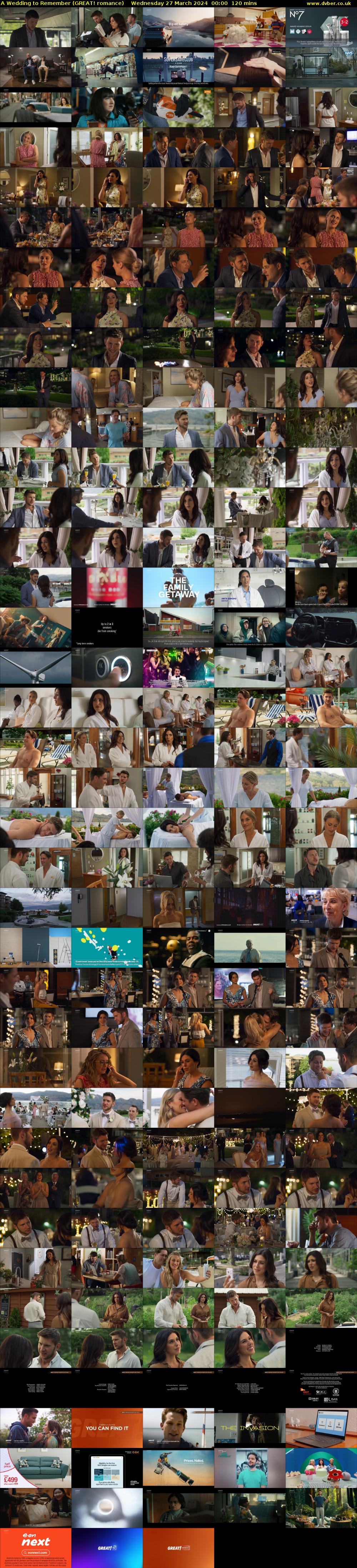 A Wedding to Remember (GREAT! romance) Wednesday 27 March 2024 00:00 - 02:00