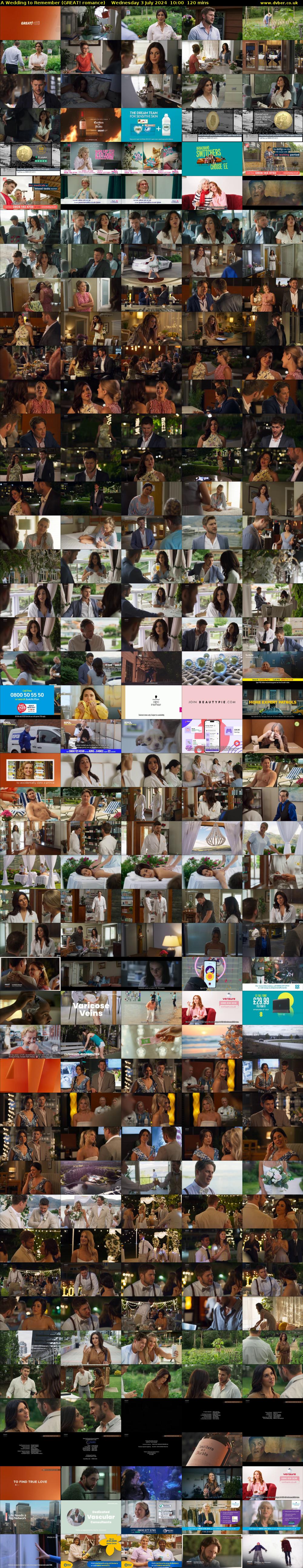A Wedding to Remember (GREAT! romance) Wednesday 3 July 2024 10:00 - 12:00