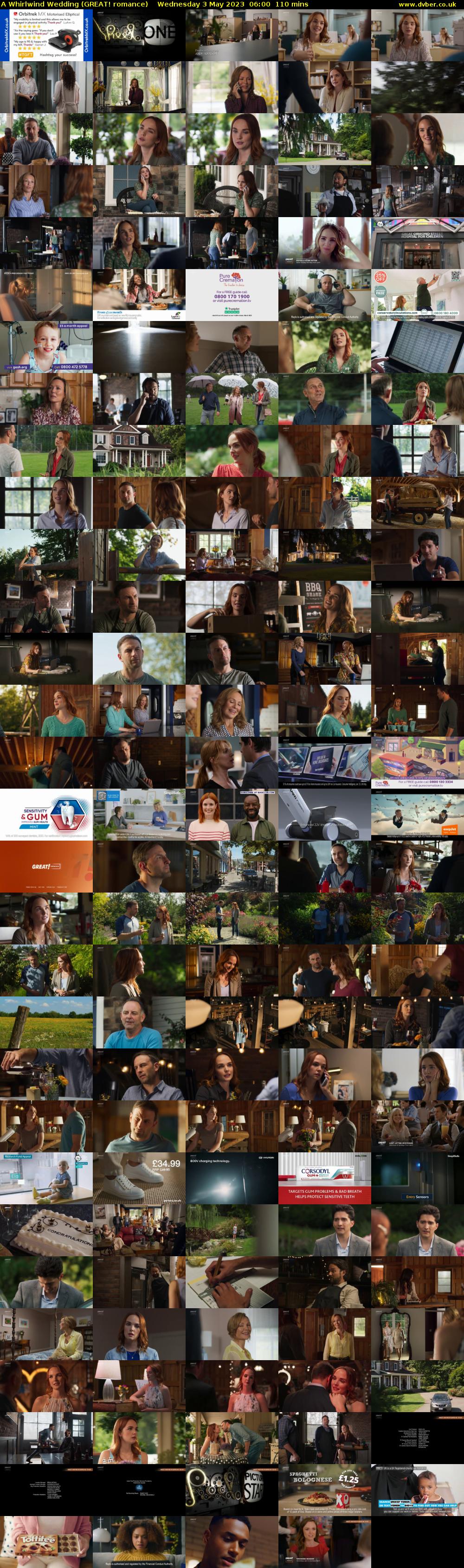 A Whirlwind Wedding (GREAT! romance) Wednesday 3 May 2023 06:00 - 07:50
