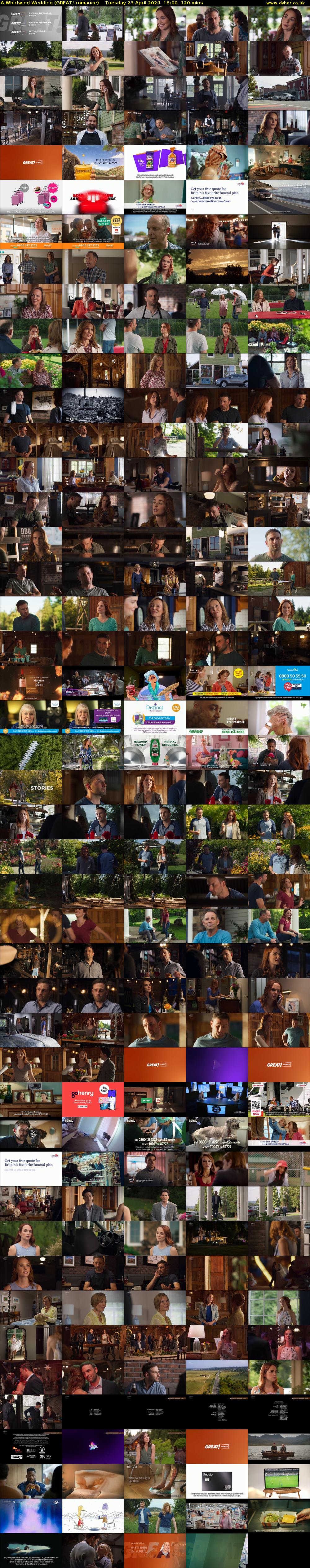 A Whirlwind Wedding (GREAT! romance) Tuesday 23 April 2024 16:00 - 18:00