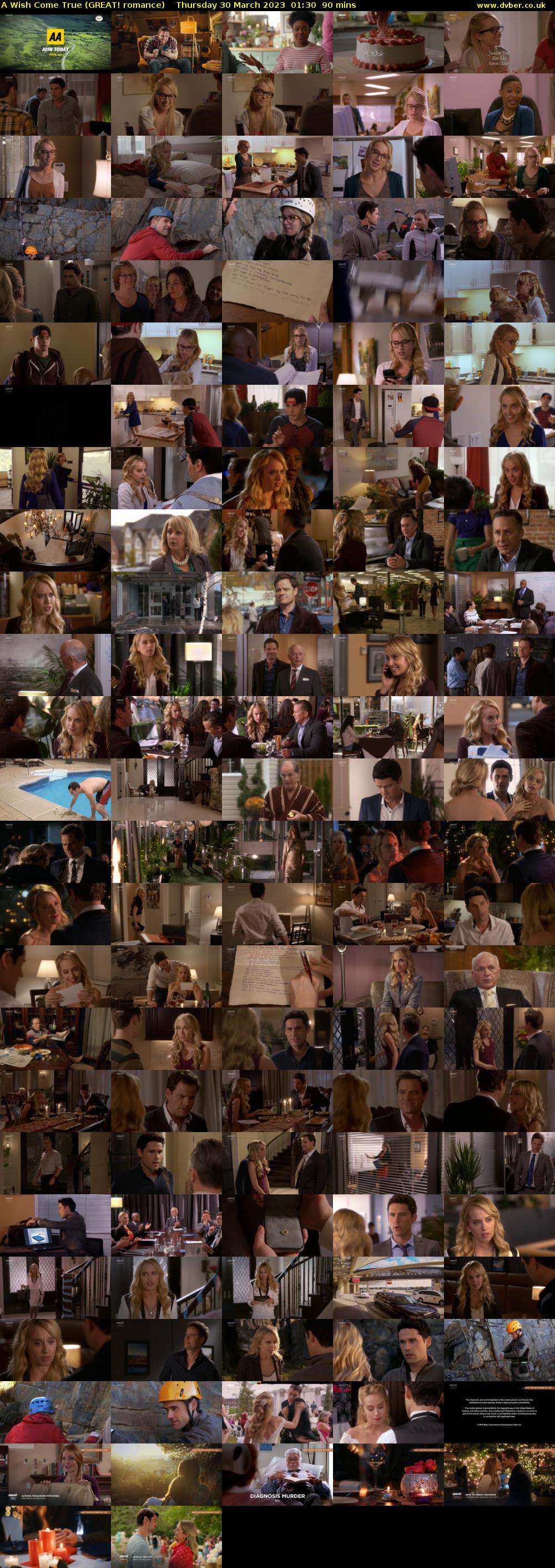 A Wish Come True (GREAT! romance) Thursday 30 March 2023 01:30 - 03:00