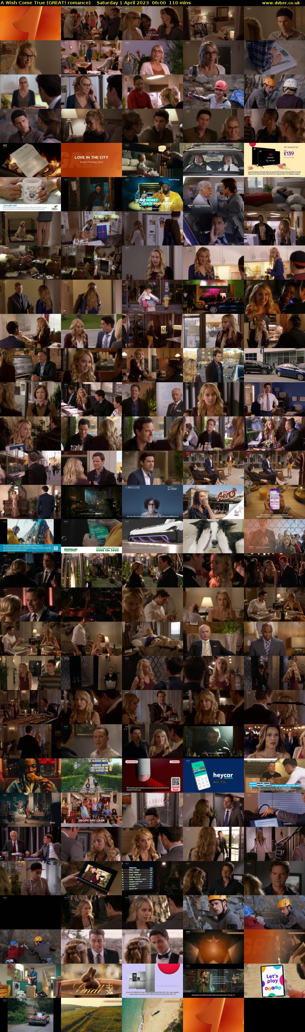 A Wish Come True (GREAT! romance) Saturday 1 April 2023 06:00 - 07:50