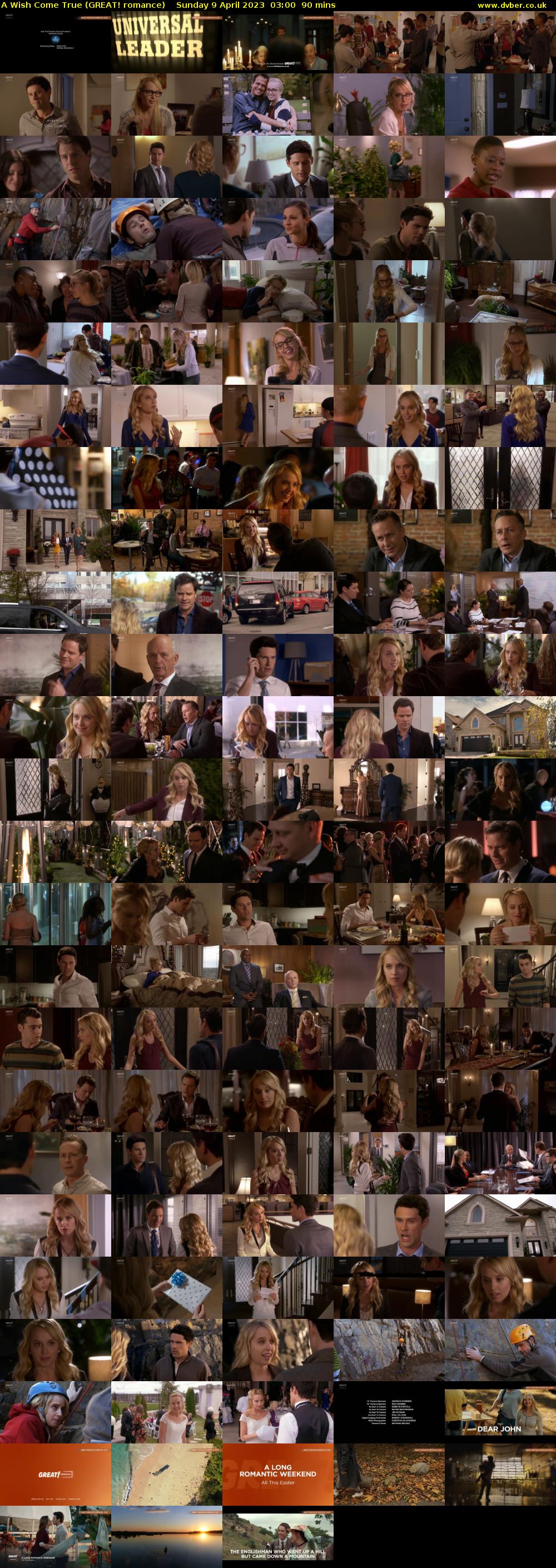 A Wish Come True (GREAT! romance) Sunday 9 April 2023 03:00 - 04:30