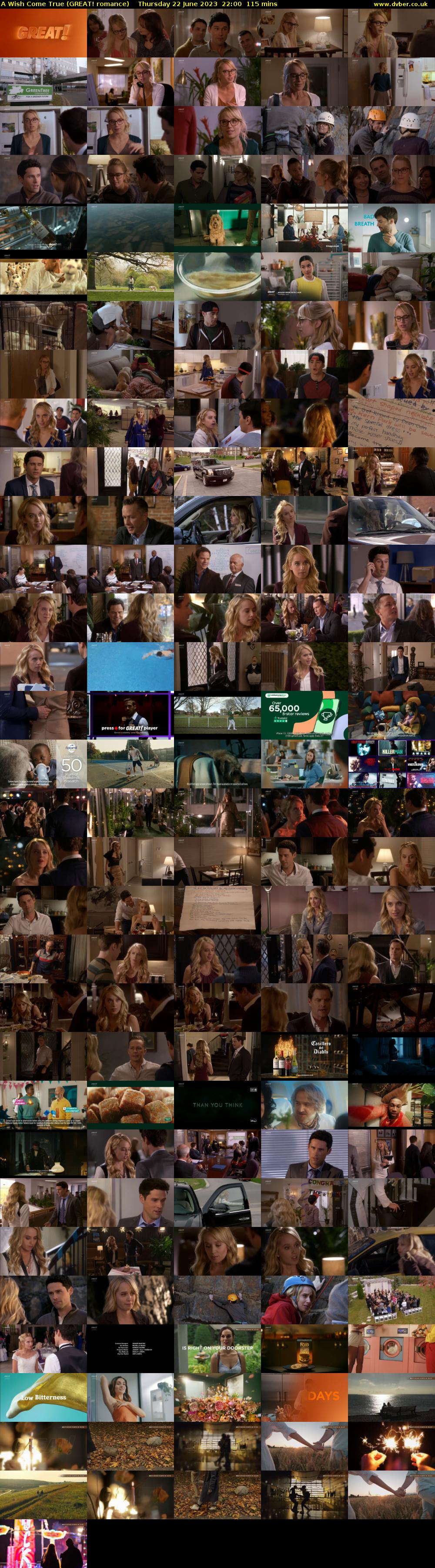 A Wish Come True (GREAT! romance) Thursday 22 June 2023 22:00 - 23:55