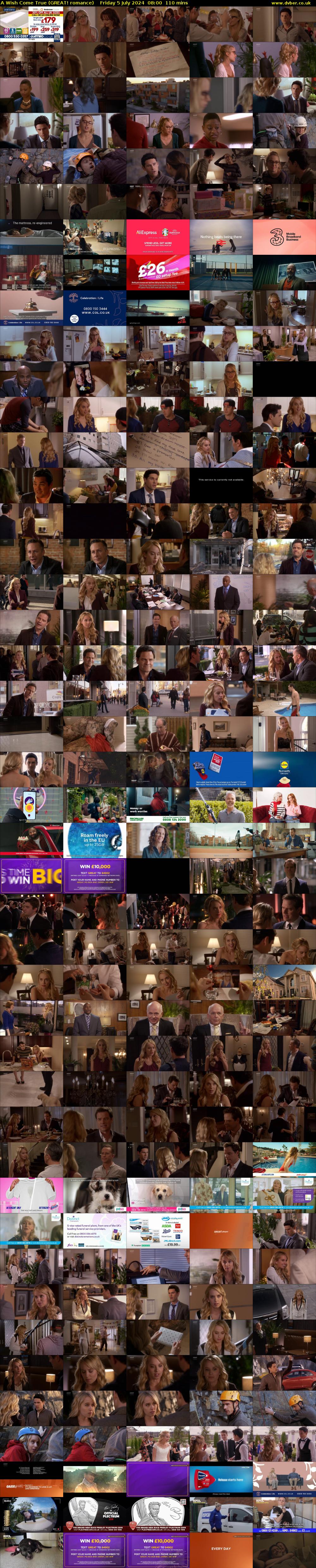 A Wish Come True (GREAT! romance) Friday 5 July 2024 08:00 - 09:50