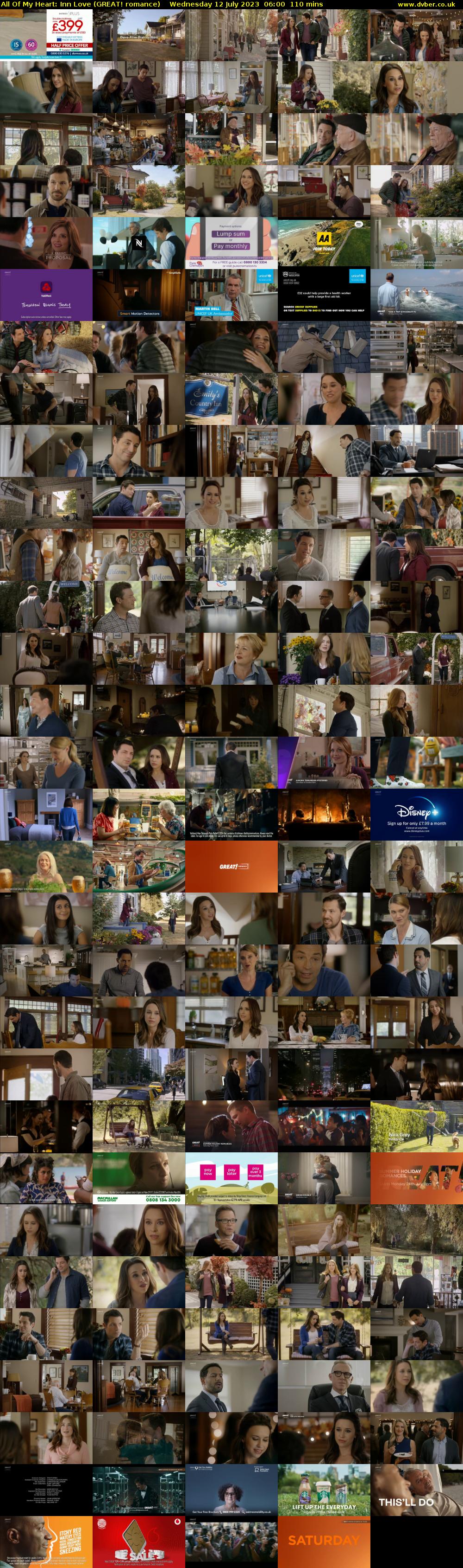 All Of My Heart: Inn Love (GREAT! romance) Wednesday 12 July 2023 06:00 - 07:50