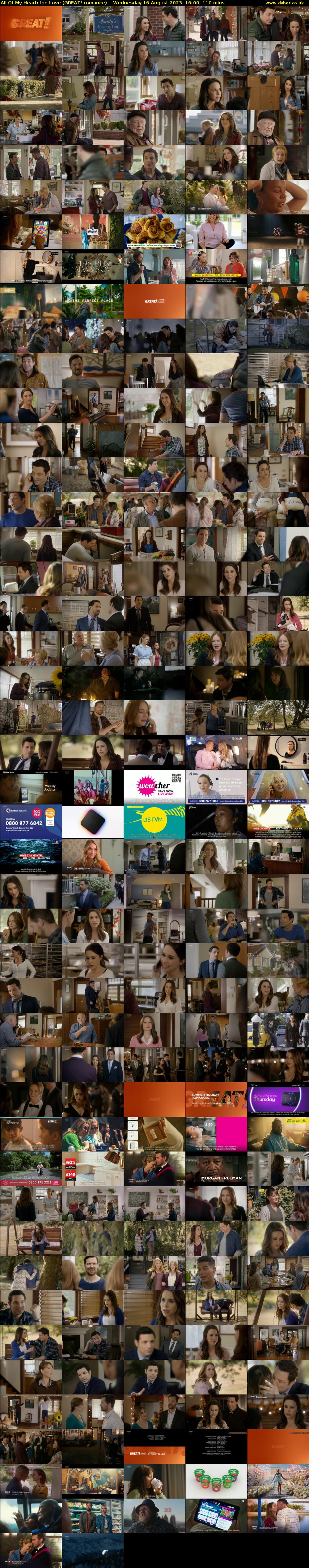 All Of My Heart: Inn Love (GREAT! romance) Wednesday 16 August 2023 16:00 - 17:50