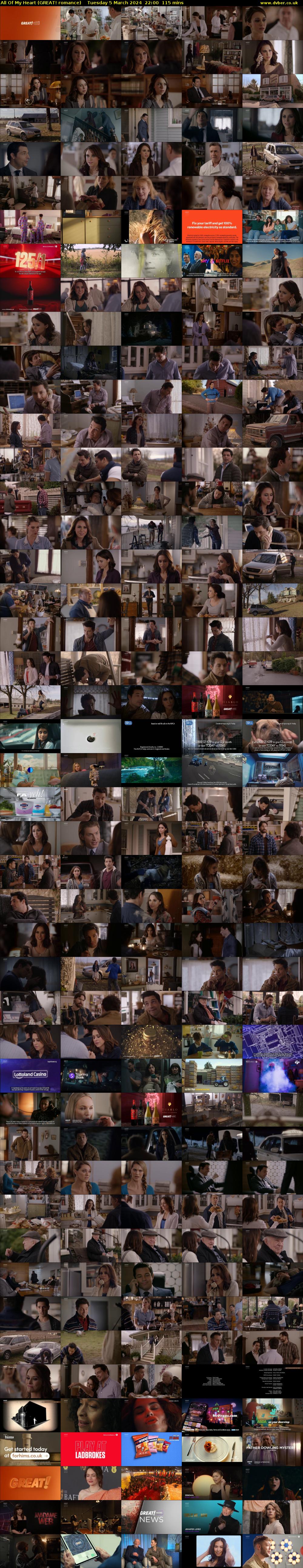 All Of My Heart (GREAT! romance) Tuesday 5 March 2024 22:00 - 23:55