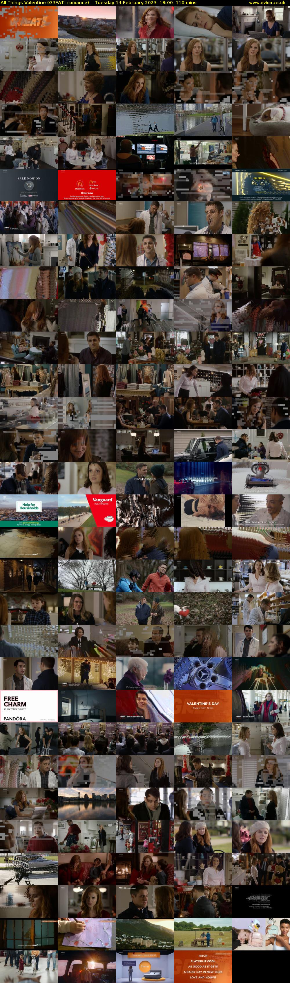 All Things Valentine (GREAT! romance) Tuesday 14 February 2023 18:00 - 19:50