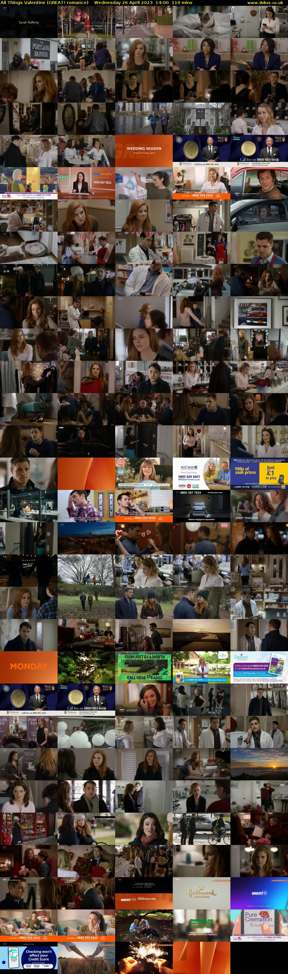 All Things Valentine (GREAT! romance) Wednesday 26 April 2023 14:00 - 15:50