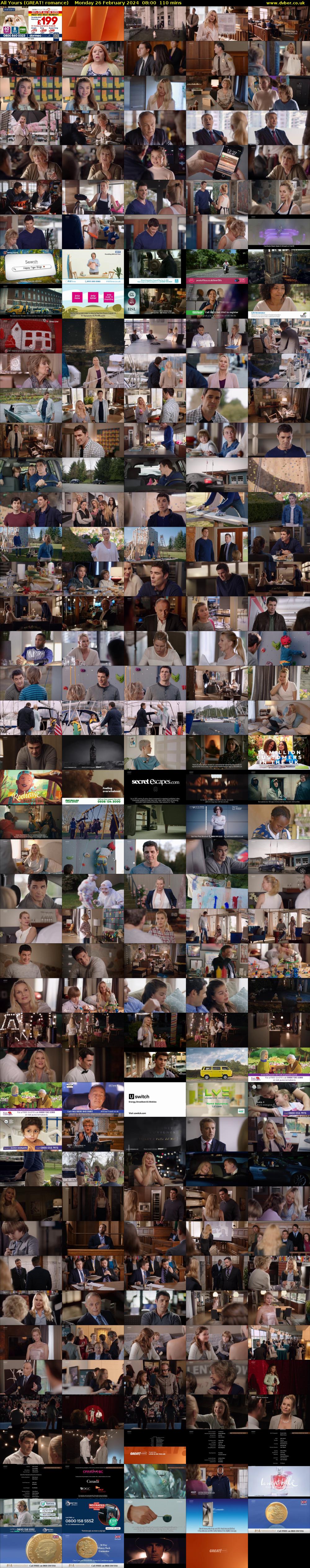 All Yours (GREAT! romance) Monday 26 February 2024 08:00 - 09:50