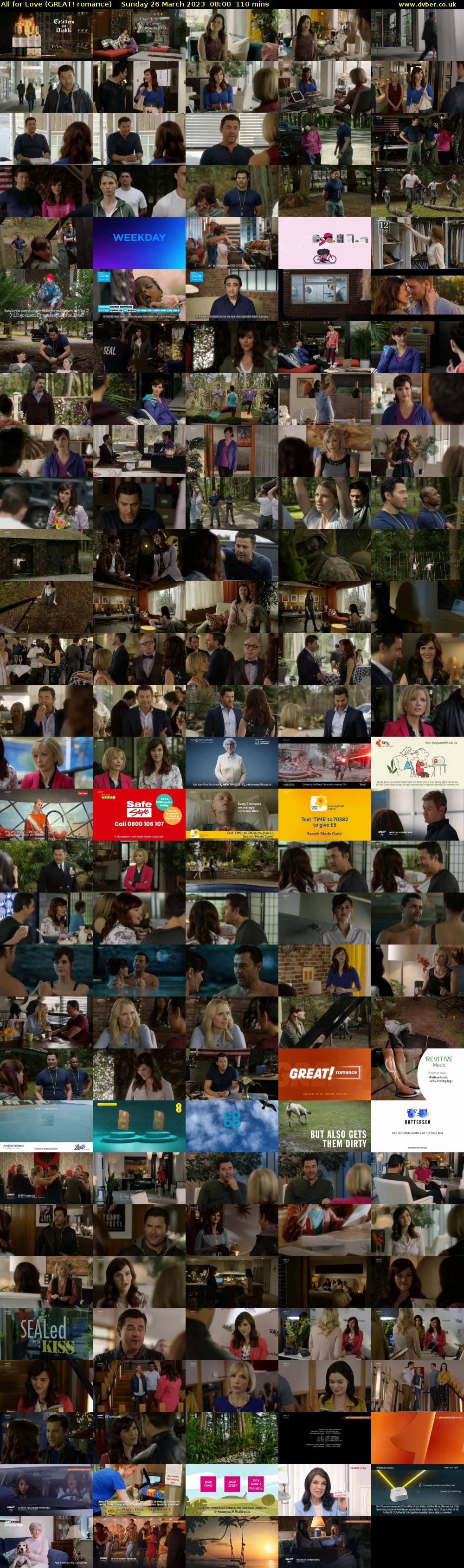 All for Love (GREAT! romance) Sunday 26 March 2023 08:00 - 09:50