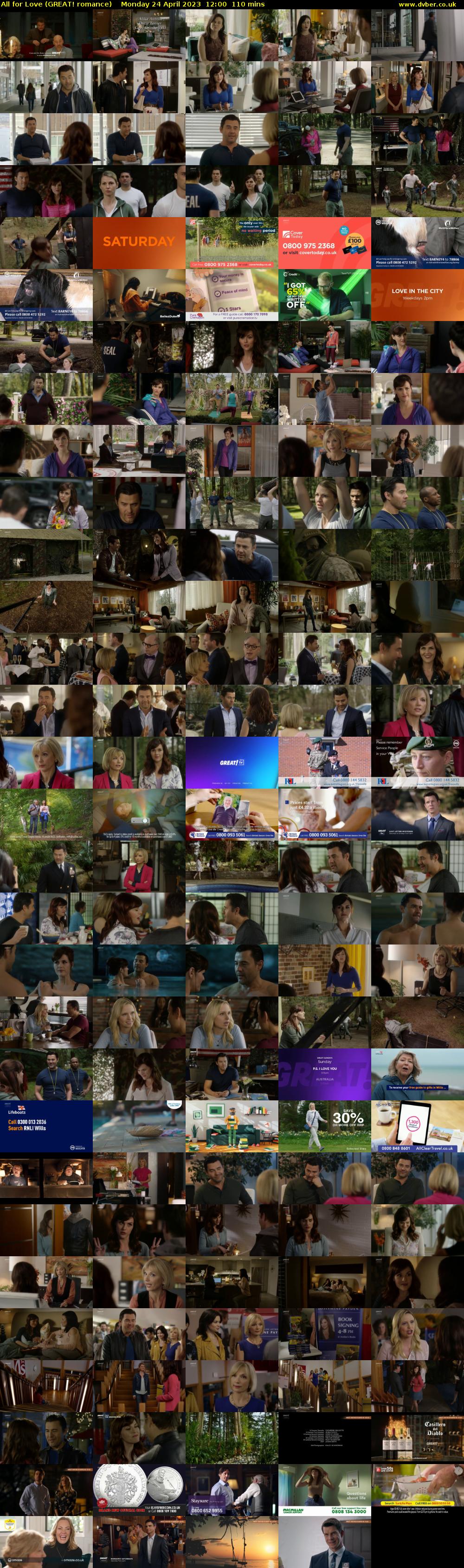 All for Love (GREAT! romance) Monday 24 April 2023 12:00 - 13:50