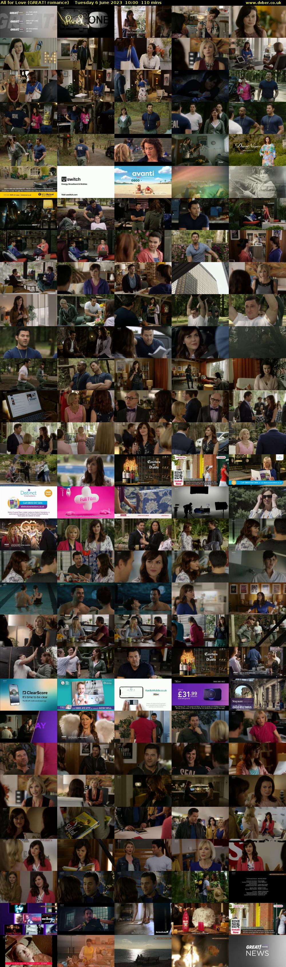 All for Love (GREAT! romance) Tuesday 6 June 2023 10:00 - 11:50