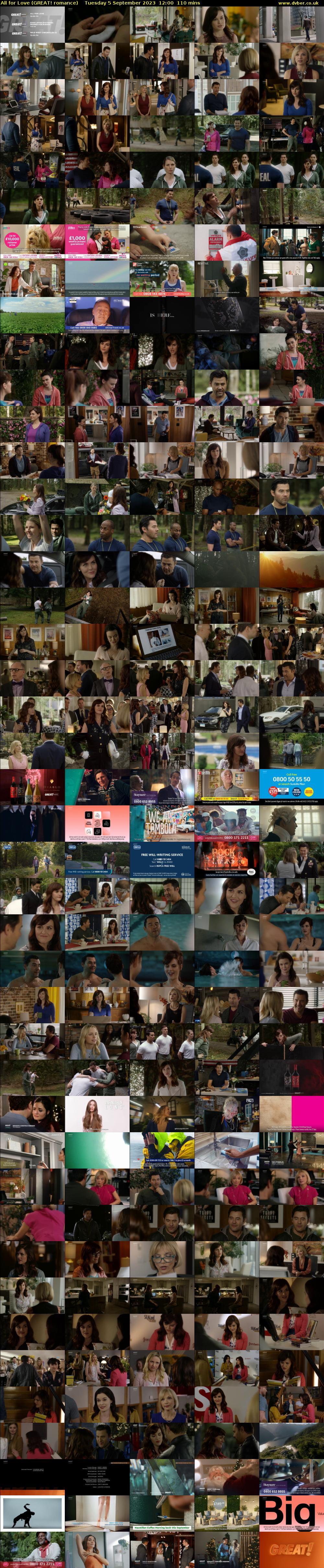 All for Love (GREAT! romance) Tuesday 5 September 2023 12:00 - 13:50