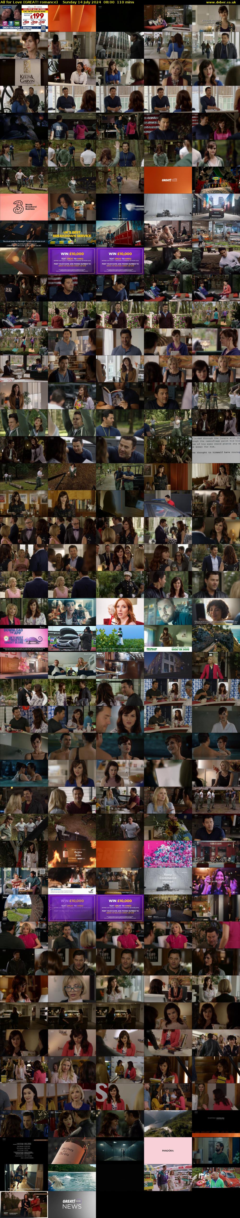 All for Love (GREAT! romance) Sunday 14 July 2024 08:00 - 09:50