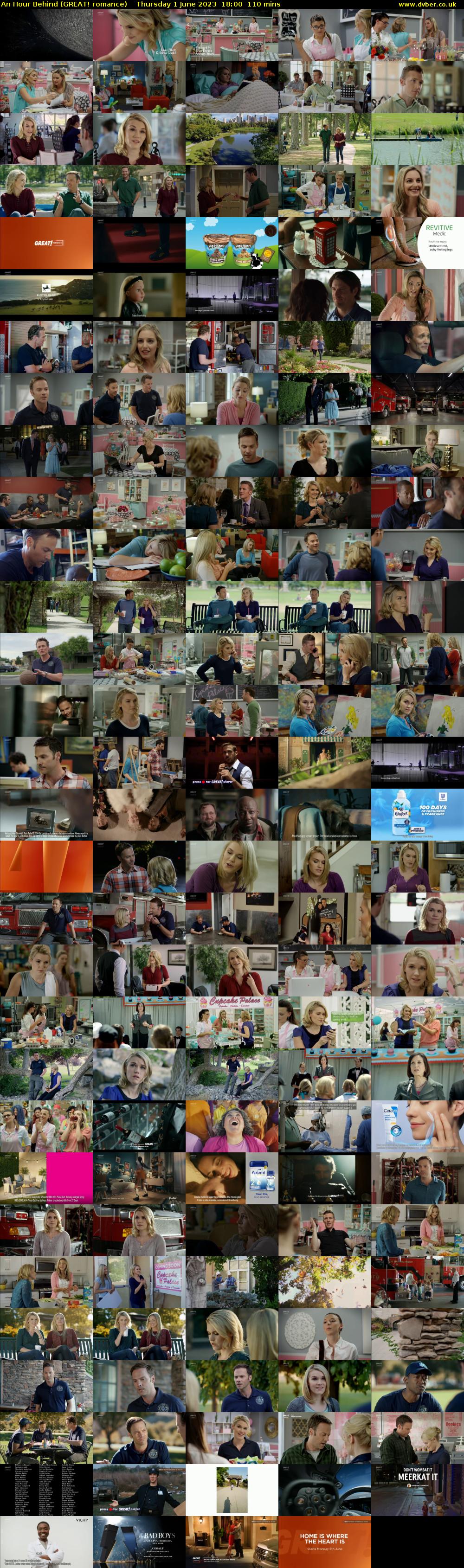 An Hour Behind (GREAT! romance) Thursday 1 June 2023 18:00 - 19:50