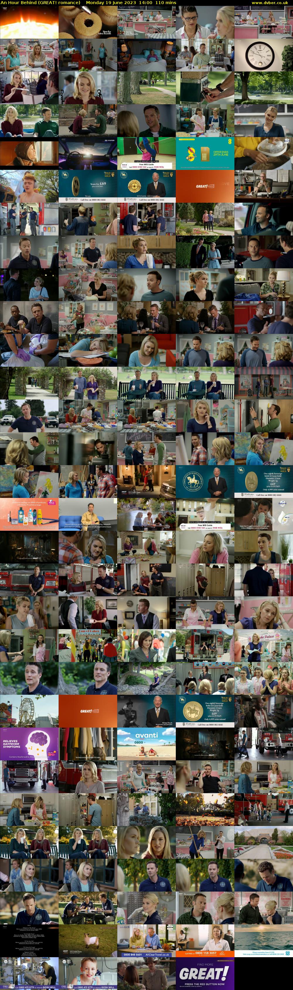An Hour Behind (GREAT! romance) Monday 19 June 2023 14:00 - 15:50