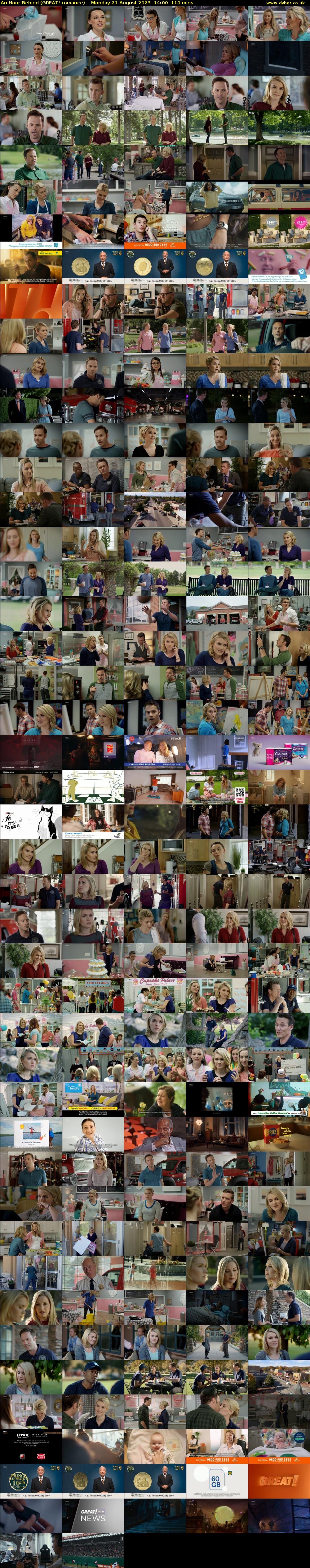 An Hour Behind (GREAT! romance) Monday 21 August 2023 14:00 - 15:50
