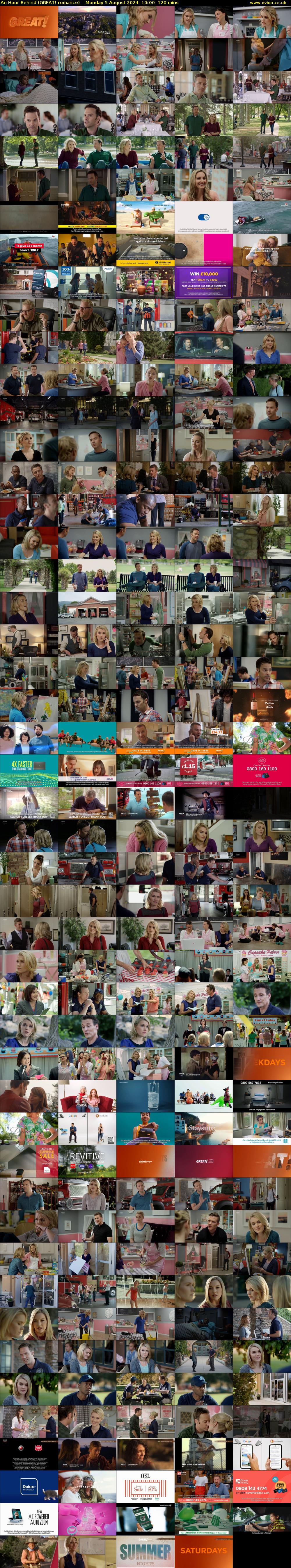 An Hour Behind (GREAT! romance) Monday 5 August 2024 10:00 - 12:00