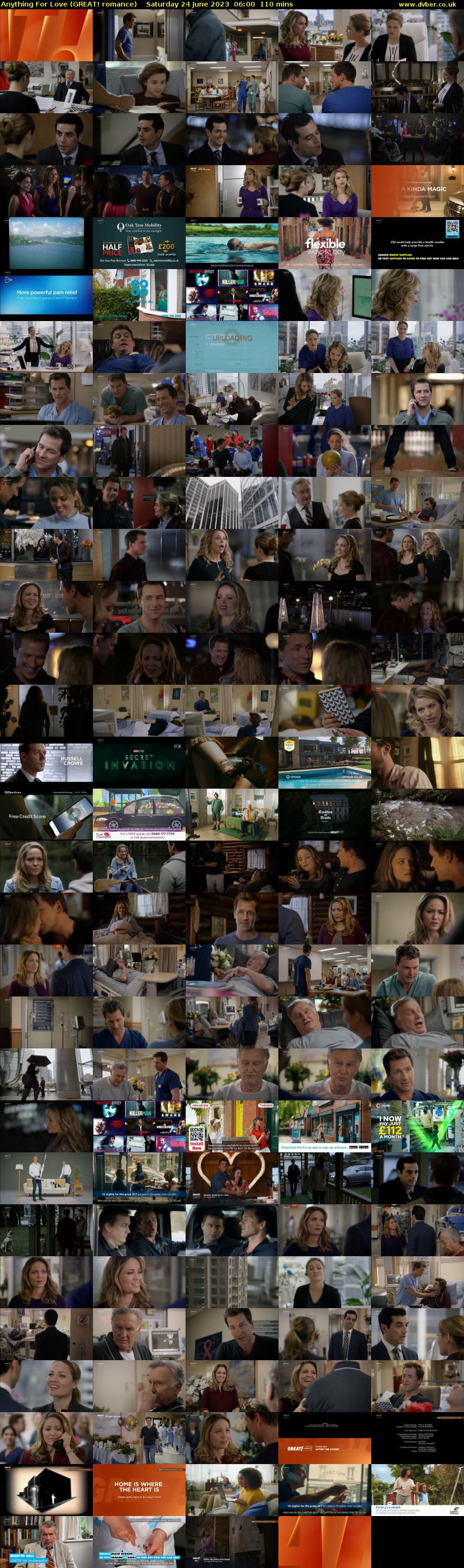 Anything For Love (GREAT! romance) Saturday 24 June 2023 06:00 - 07:50