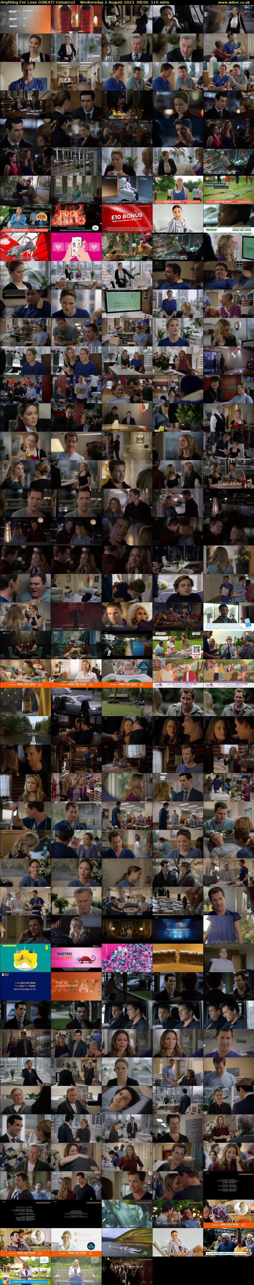 Anything For Love (GREAT! romance) Wednesday 2 August 2023 08:00 - 09:50