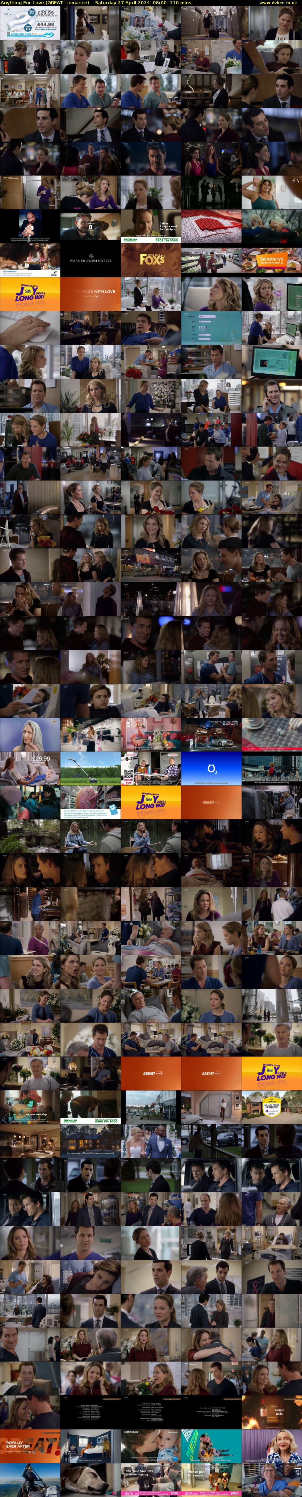 Anything For Love (GREAT! romance) Saturday 27 April 2024 08:00 - 09:50