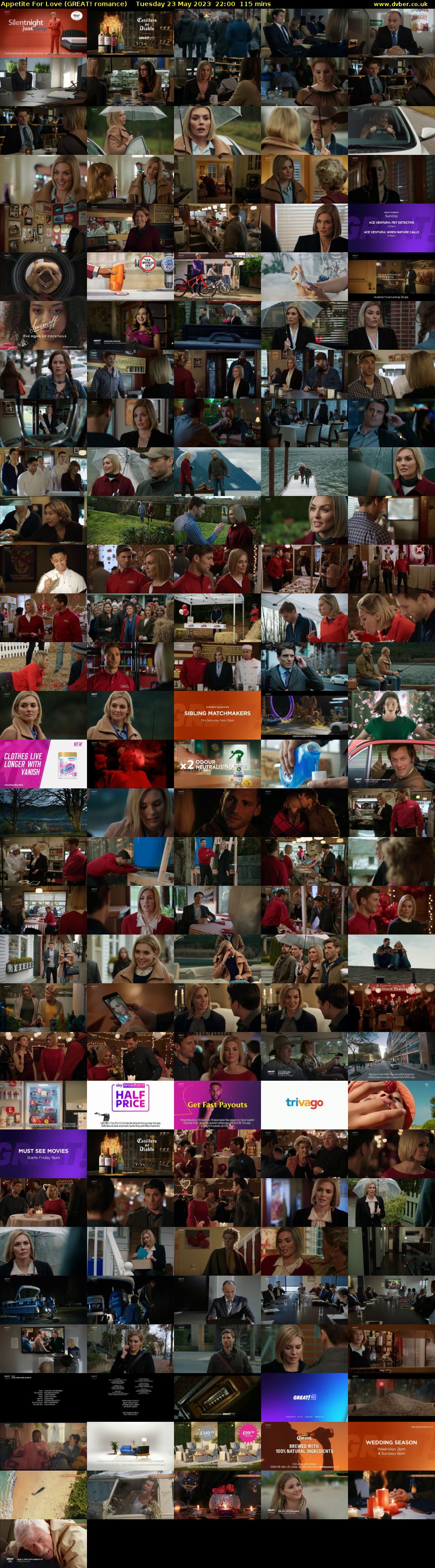 Appetite For Love (GREAT! romance) Tuesday 23 May 2023 22:00 - 23:55