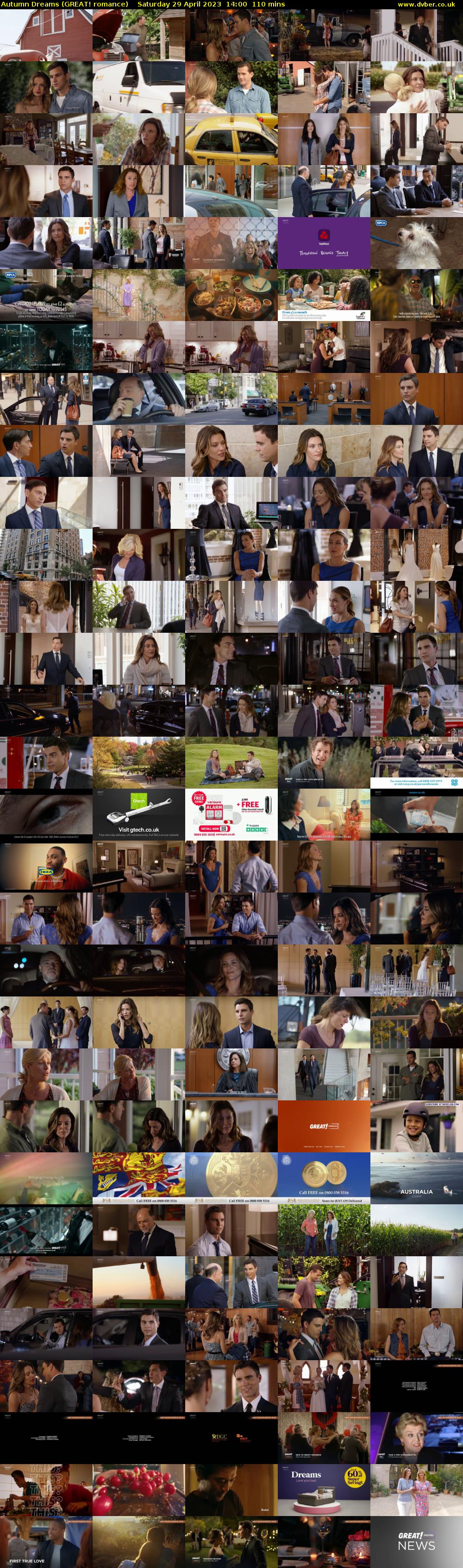 Autumn Dreams (GREAT! romance) Saturday 29 April 2023 14:00 - 15:50