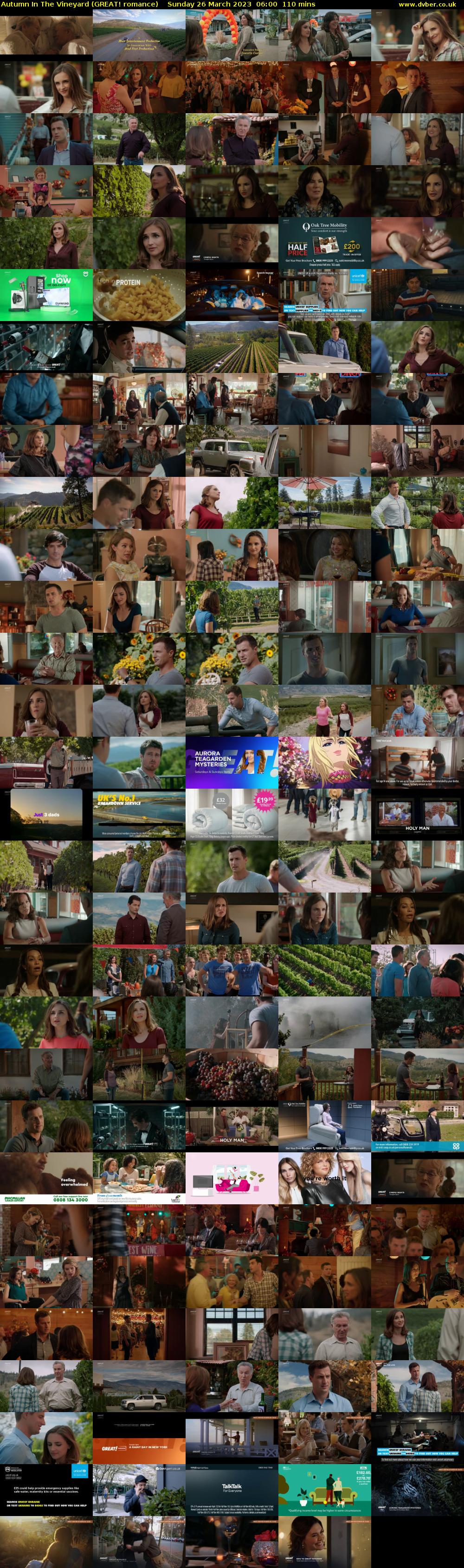 Autumn In The Vineyard (GREAT! romance) Sunday 26 March 2023 06:00 - 07:50