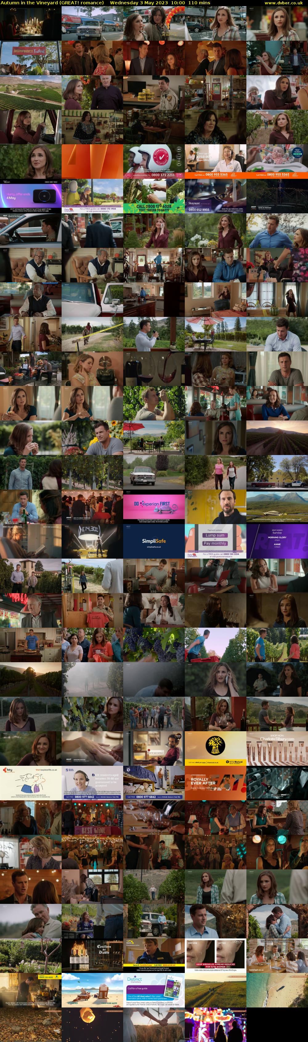 Autumn In The Vineyard (GREAT! romance) Wednesday 3 May 2023 10:00 - 11:50